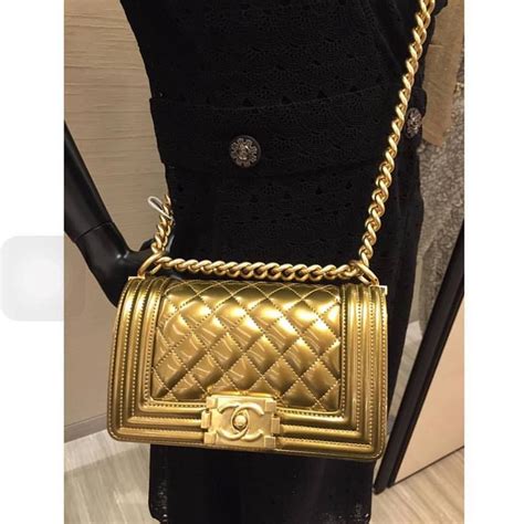 white chanel boy gold|coco chanel boys bag.